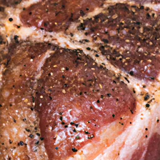 A close-up image of a juicy steak, highlighting its protein content.